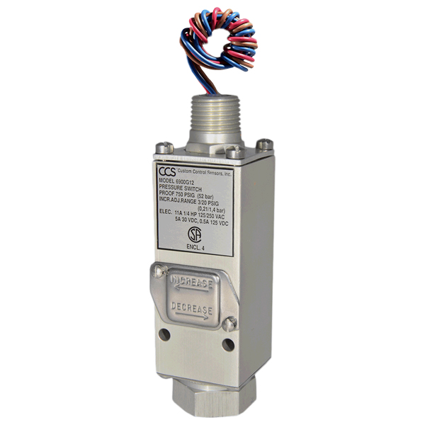 6900GM12 New CCS 6900G Series Pressure Switch